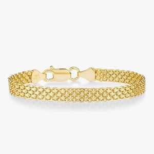 925 made in Italy Elegant Gold Bracelet